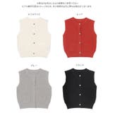 ポケット付きノースリーブニットトップス［C7447］ | KOBE LETTUCE | 詳細画像9 