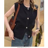 ポケット付きノースリーブニットトップス［C7447］ | KOBE LETTUCE | 詳細画像7 