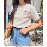[ 選べる3サイズ ] ポイントロゴ刺しゅうコットンTシャツ［C7469］ | KOBE LETTUCE | 詳細画像4 