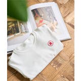 [ 選べる3サイズ ] ポイントロゴ刺しゅうコットンTシャツ［C7469］ | KOBE LETTUCE | 詳細画像9 