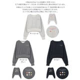 裏起毛スウェットロゴVネックプルオーバー 裏起毛 ロゴスウェット | KOBE LETTUCE | 詳細画像21