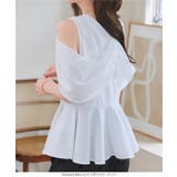 オープンシ ョルダー ブラウス 夏 夏服 上品 レディース ［C7493］ | KOBE LETTUCE | 詳細画像4 