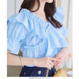 manywayギャザーフリルオフショルトップス［C7495］ | KOBE LETTUCE | 詳細画像8 
