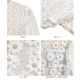 花柄刺繍シアーボリューミーブブラウス［C7523］ | KOBE LETTUCE | 詳細画像10 