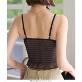 カップ付き小花柄シャーリングキャミ［C7527］ | KOBE LETTUCE | 詳細画像7 