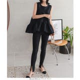 ペプラムボリューミーシャイニーブラウス［C7545］ | KOBE LETTUCE | 詳細画像3 