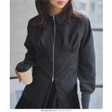 ジップデザインブロード長袖シャツブラウス 長袖 シャツ | KOBE LETTUCE | 詳細画像8 