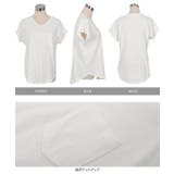 汗じみ防止 UVカット ポケット付きVネックTシャツ | KOBE LETTUCE | 詳細画像20