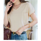 汗じみ防止 UVカット ポケット付きVネックTシャツ | KOBE LETTUCE | 詳細画像18 
