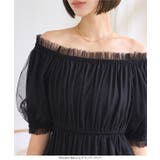 2wayオフショルチュールブラウス［C7578］2way オフショル チュール | KOBE LETTUCE | 詳細画像6 