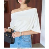 オフショルダーTシャツオフショルダー Tシャツ ワンショル | KOBE LETTUCE | 詳細画像5