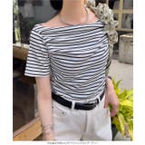 タックデザイン オフショルダー Tシャツ | KOBE LETTUCE | 詳細画像7 