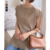 プリーツチュニックトップス［C7592］トップス レディース 夏 | KOBE LETTUCE | 詳細画像1 