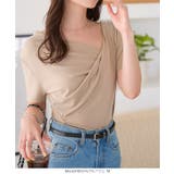 ドレープTシャツ［C7597］ | KOBE LETTUCE | 詳細画像4 