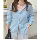 シアーデニムシャツ［C7603］ シアーデニムシャツ 長袖 | KOBE LETTUCE | 詳細画像5 