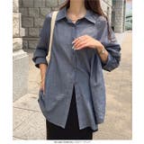 シアーデニムシャツ［C7603］ シアーデニムシャツ 長袖 | KOBE LETTUCE | 詳細画像7 