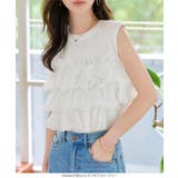 マルチウェイフリルビスチェドッキングTシャツ マルチウェイ フリル | KOBE LETTUCE | 詳細画像9 