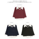 レイヤード風 7分袖ニット［C7633］ レイヤード風 | KOBE LETTUCE | 詳細画像11 