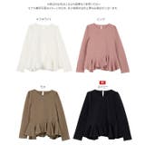 アシンメトリーペプラムトップス［C7646］ アシンメトリー ペプラム | KOBE LETTUCE | 詳細画像18 