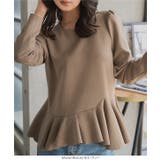 アシンメトリーペプラムトップス［C7646］ アシンメトリー ペプラム | KOBE LETTUCE | 詳細画像12 