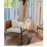 ダイバー素材レイヤード風袖リボントップス［C7667］ ダイバー素材 レイヤード… | KOBE LETTUCE | 詳細画像6 