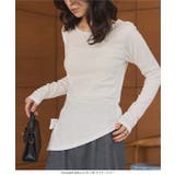 アシンメトリーサイドリボンスムースロンT［C7671］ ロンT 長袖 | KOBE LETTUCE | 詳細画像4 