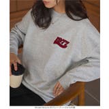 選べる２タイプ 刺繍ルーズスウェット［C7674］ スウェット | KOBE LETTUCE | 詳細画像4 