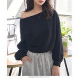 オフショルダースウェット［C7675］ オフショルダー スウェット | KOBE LETTUCE | 詳細画像2 