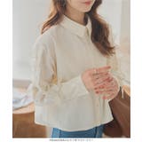 オーガンジーフリルブラウス［C7678］ オーガンジー フリル | KOBE LETTUCE | 詳細画像6 