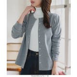 スナップボタン丸首リブカーディガン カーディガン スナップボタン | KOBE LETTUCE | 詳細画像13 