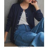 スナップボタン丸首リブカーディガン カーディガン スナップボタン | KOBE LETTUCE | 詳細画像16 