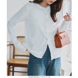 スナップボタン丸首リブカーディガン カーディガン スナップボタン | KOBE LETTUCE | 詳細画像8 