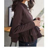 裾フリルニットポロロングスリーブ［C7688］ 裾フリル ポロニット | KOBE LETTUCE | 詳細画像11 