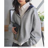 バイカラーボリューミーパーカー［C7690］ ボリューミーパーカー パーカー | KOBE LETTUCE | 詳細画像8 