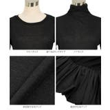 シアーバルーンペプラムトップス［C7696］ 選べる2ネック シアー | KOBE LETTUCE | 詳細画像17 