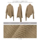 ハイネック アシンメトリードルマンニット ハイネック | KOBE LETTUCE | 詳細画像11