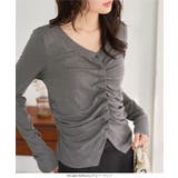 フロントギャザートップス［C7709］ | KOBE LETTUCE | 詳細画像6 