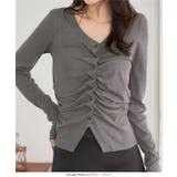 フロントギャザートップス［C7709］ | KOBE LETTUCE | 詳細画像7 