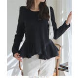 アシンメトリーペプラムトップス アシンメトリー ペプラム | KOBE LETTUCE | 詳細画像9 