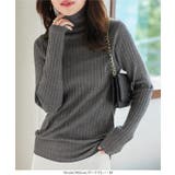 M L 太リブもっちりインナーニット［C7713］ | KOBE LETTUCE | 詳細画像13 