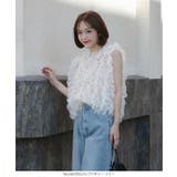 [ mayuさんコラボ ]チュールフリルノースリーブトップス［C7722］ | KOBE LETTUCE | 詳細画像9 