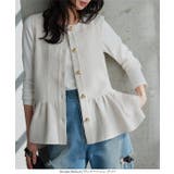 ツイードペプラムジレ［C7724］ ツイード ペプラムジレ | KOBE LETTUCE | 詳細画像7 