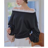 前後2wayフリルドッキングオフショルスウェット［C7731］ 前後2way オ… | KOBE LETTUCE | 詳細画像8 