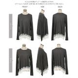 裾レースシアートップス［C7735］ 裾レース シアートップス | KOBE LETTUCE | 詳細画像16 