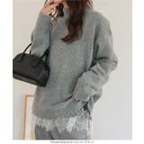 裾レースシアートップス［C7735］ 裾レース シアートップス | KOBE LETTUCE | 詳細画像3 