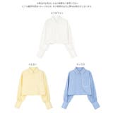 デザインポケットピコレースクロップドブラウス［C7742］ ブラウス ピコレース | KOBE LETTUCE | 詳細画像12 