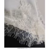 サテンレースアシメロングキャミソール［C7769］ サテン レース | KOBE LETTUCE | 詳細画像5 