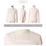 深開きスクエア Uネック 長袖Tシャツ［C7770］ | KOBE LETTUCE | 詳細画像23 