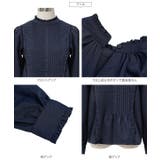 [ 岡部あゆみさんコラボ ]選べる2タイプフリルデザインブラウス［C7772］ | KOBE LETTUCE | 詳細画像29 