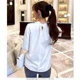 [ 岡部あゆみさんコラボ ]選べる2タイプフリルデザインブラウス［C7772］ | KOBE LETTUCE | 詳細画像13 